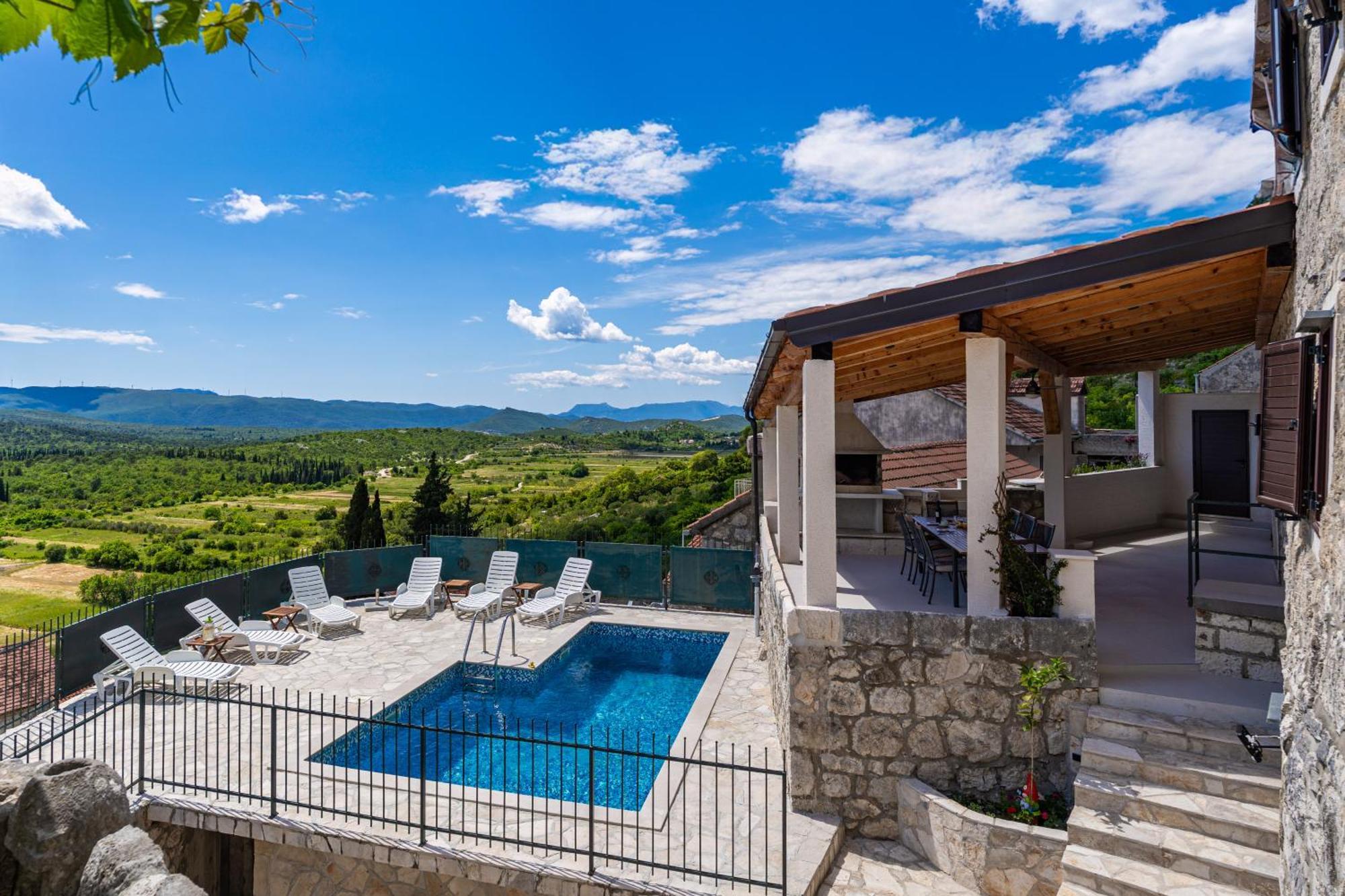 Private Pool Villa - Meditteranean Peace Слано Екстер'єр фото